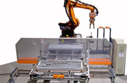 Robotic spot welding cells for vending machines